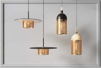 现代吊灯3D模型下载